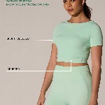 Cava Mint Seamless Sculpt Tee