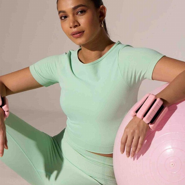 Cava Mint Seamless Sculpt Tee