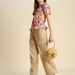 Vero Moda Print Puff Sleeve Top