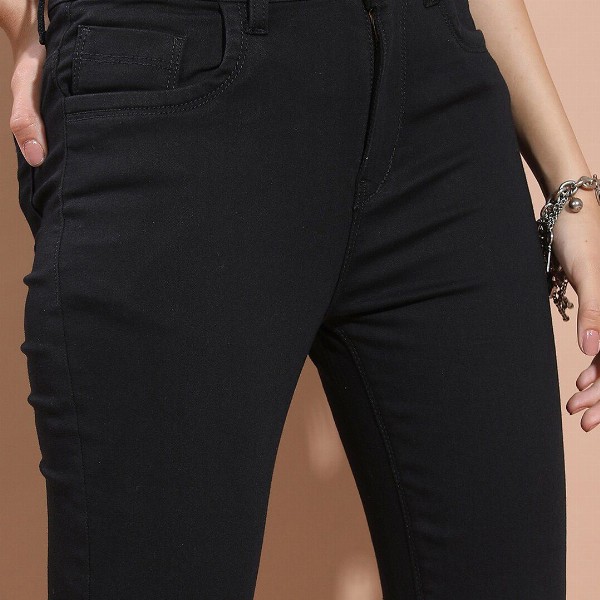 Basics By Tokyo Talkies Women Mid-Rise Slim Fit Clean Look Stretchable Jeans