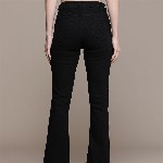 The Roadster Life Co. Women Flared High-Rise Stretchable Jeans