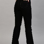 TARAMA Women Black Flared High-Rise Stretchable Jeans