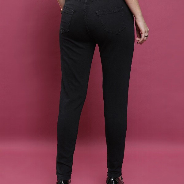 Basics By Tokyo Talkies Women Skinny Fit Clean Look Stretchable Jeans