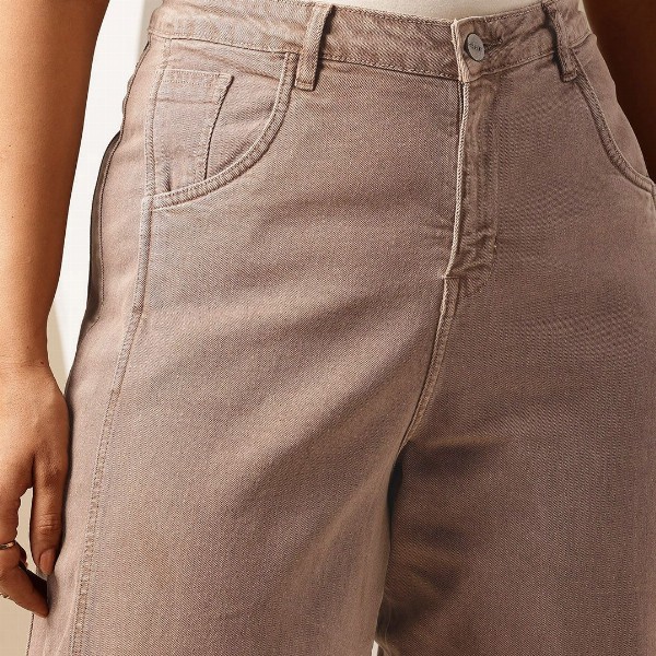 Sztori Women Plus Size Mid-Rise Stretchable Slouchy Fit Jeans