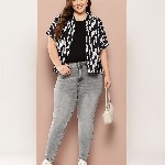 Sztori Women Plus Size Skinny Fit Light Fade Stretchable Jeans