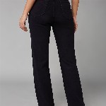DOLCE CRUDO Women Straight Fit High-Rise Stretchable Jeans