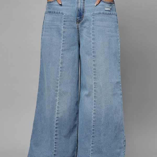 Turning Blue Women Plus Size Extra Wide Jeans