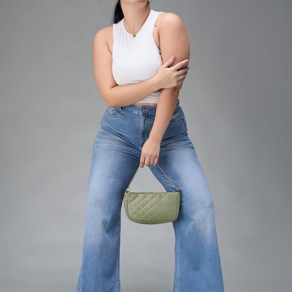 Miss Chase A+ Women Wide Leg High-Rise Stretchable Jeans