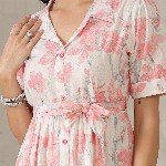 Stylum Floral Print Fit & Flare Midi Dress