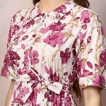 Stylum Floral Print Fit & Flare Maxi Dress