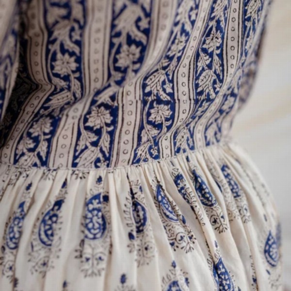 THE INDIAN ETHNIC CO Women Floral Print A-Line Midi Dress