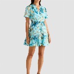 Forever New Women Floral Printed Fit & Flare Mini Dress