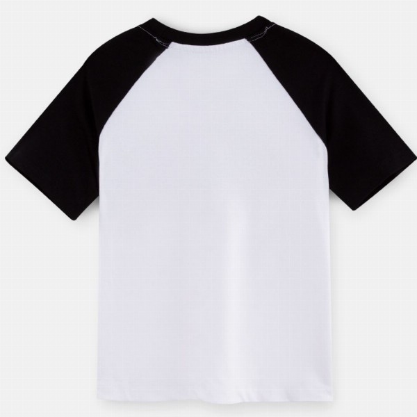 Nap Chief Kids Unisex Batman Logo Reversible Sequins Pure Cotton Relaxed Fit T-Shirt