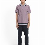 Rare Ones Boys Solid Zipper Polo
