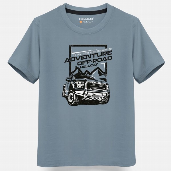 HELLCAT Boys Pack Of 2 Typography Printed Cotton T-shirt