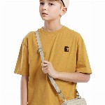 RARE ONES Boys Typography Printed Round Neck Cotton Relaxed Fit T-shirt