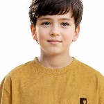 RARE ONES Boys Typography Printed Round Neck Cotton Relaxed Fit T-shirt