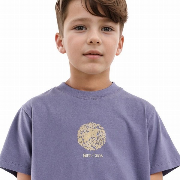 Rare Ones Boys Embroidered Print T-Shirt