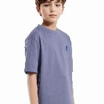 RARE ONES Boys Typography Printed Round Neck Cotton Relaxed Fit T-shirt