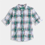 United Colors of Benetton Boys Cotton Checked Casual Shirt