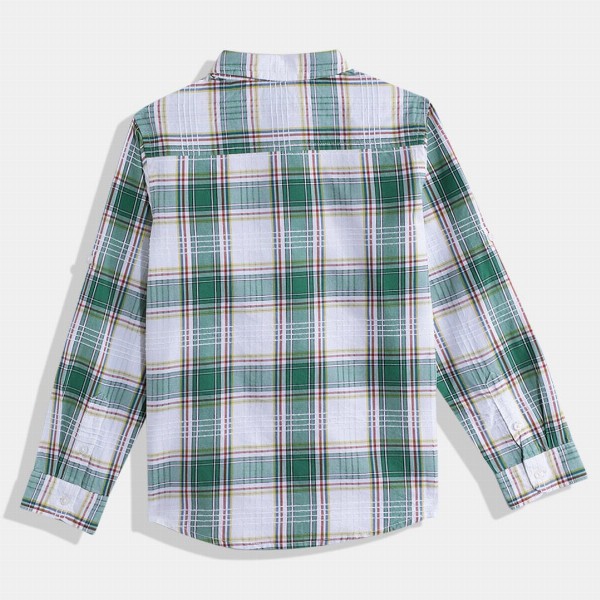 United Colors of Benetton Boys Cotton Checked Casual Shirt