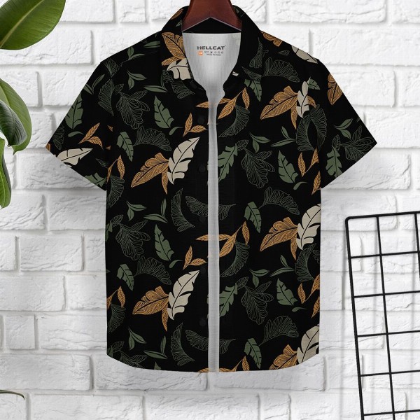 HELLCAT  Boys Pack of 2 Cotton Opaque Printed Casual Shirt