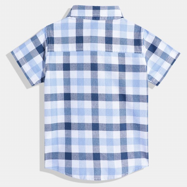 United Colors of Benetton Boys Checked Pure Cotton Shirt