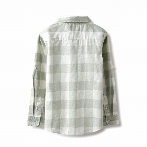 United Colors of Benetton Boys Spread Collar Checked Cotton Casual Shirt