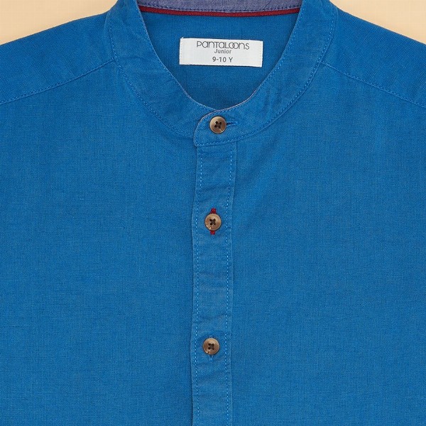 Pantaloons Junior Boys Button-Down Collar Short Sleeves Cotton Casual Shirt