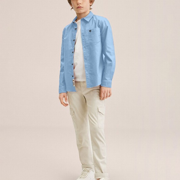 SKY PEARL Boys Comfort Opaque Casual Shirt