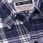 SKY PEARL Boys Tartan Checks Opaque Checked Casual Shirt
