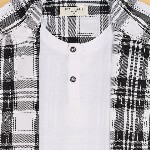 Pantaloons Junior Boys Spread Collar Tartan Checked Cotton Casual Shirt
