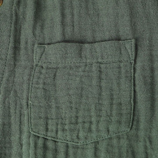 max Boys Spread Collar Solid Cotton Casual Shirt