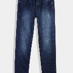 Allen Solly Junior Boys Slim Fit Low Distress Light Fade Stretchable Jeans