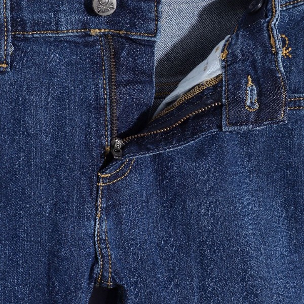 United Colors of Benetton Boys Slim Fit High-Rise Stretchable Jeans