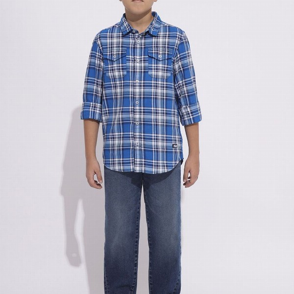 Jack & Jones Junior Boys Mid-Rise Straight Fit Stretchable Jeans