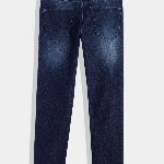 Allen Solly Junior Boys Slim Fit Low Distress Light Fade Stretchable Jeans