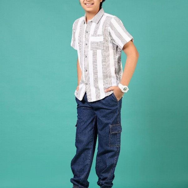 V-Mart Boys Jogger Highly Distressed Jeans