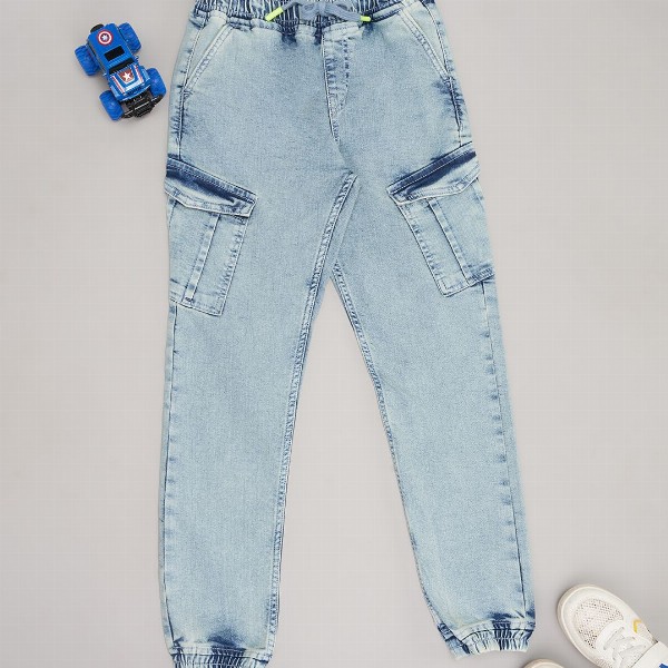 Pantaloons Junior Boys Cotton Casual Jogger Jeans