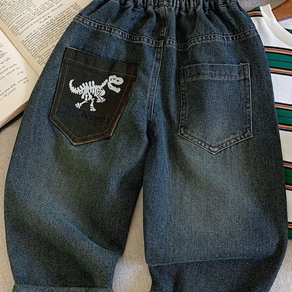 FOREVER FRIDAY Boys Low Distress Light Fade Jeans