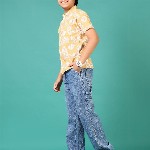 V-Mart Boys Low Distress Light Fade Jeans