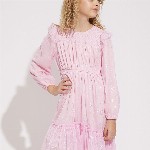 Vero Moda Girls Puff Sleeve Fit & Flare Dress