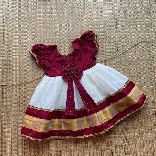 UFB Girls Silk Fit & Flare Dress