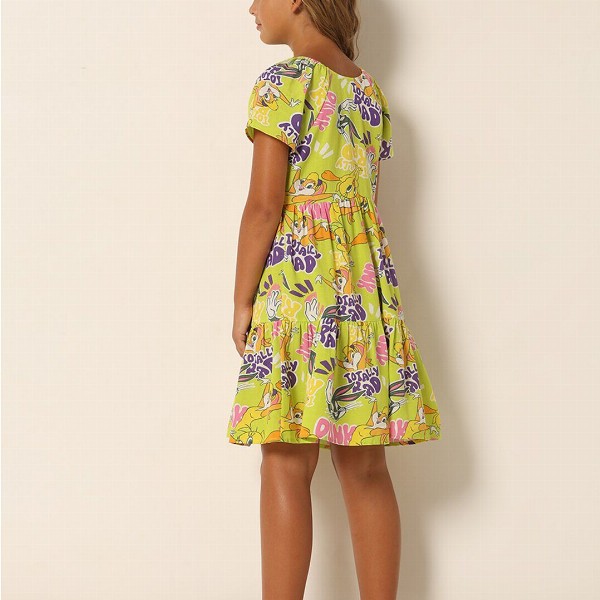 Vero Moda Girls Conversational Print A-Line Dress