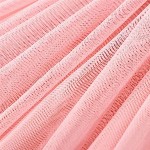 BAESD Flutter Sleeve Net Puff Sleeves Fit & Flare Dress