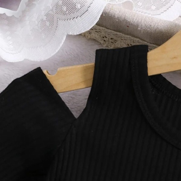 BAESD Floral Print Cold-Shoulder Net Fit & Flare Dress