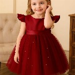 Tejam Girls Red Dresses