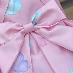 Miss & Chief Animal Print Satin A-Line Dress