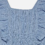 Ed-a-Mamma Girls Schiffli Embroidered Fit & Flare Dress