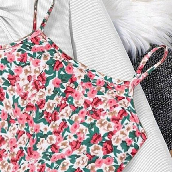 BAESD Girls Floral Printed Crepe Sheath Dress